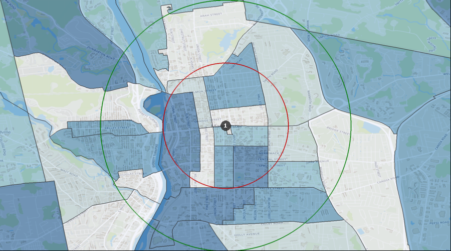 Manchester, New Hampshire - Projected Population Growth Rate